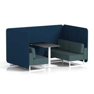 Brixworth Bench Booth in Two Tone