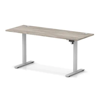EE - Air Lite Height Adjustable Slimline Desk With Cable Ports