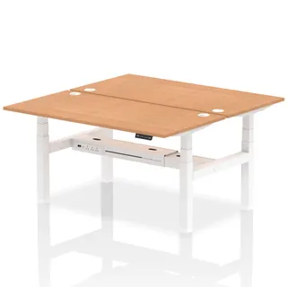 OE - Air Back-to-Back Height Adjustable Bench Desk - 2 Person