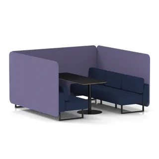 Brixworth Bench Booth in Two Tone