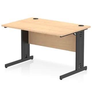 Impulse Straight Desk Cable Managed Leg