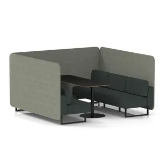 Brixworth Bench Booth in Two Tone