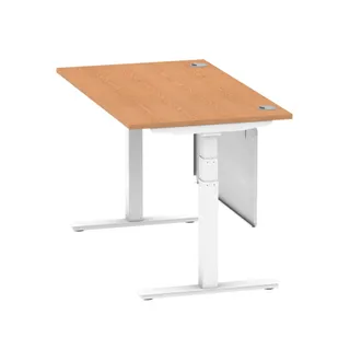 Air Height Adjustable Desk With Cable Ports