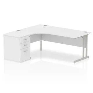 EE - Impulse Cantilever Crescent Desk Workstation