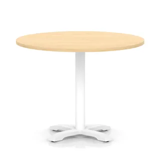 Italia Round Poseur Table With Cross Base