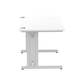 Impulse Straight Desk Cable Managed Leg