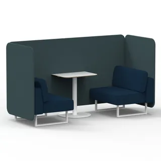 Brixworth Bench Booth in Two Tone