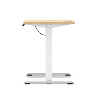 Air Lite Height Adjustable Slimline Desk With Cable Ports