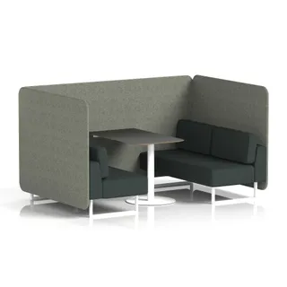 Brixworth Bench Booth in Two Tone