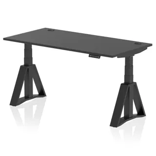 Air Height Adjustable Desk With Cable Ports