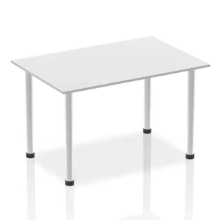 Impulse Straight Table With Post Leg