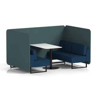 Brixworth Bench Booth in Two Tone