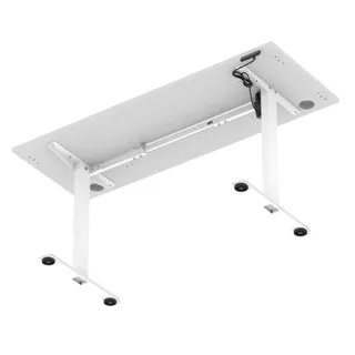 Air Lite Height Adjustable Slimline Desk With Cable Ports