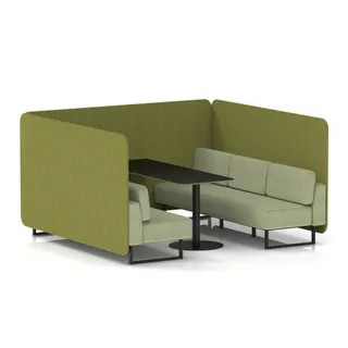Brixworth Bench Booth in Two Tone