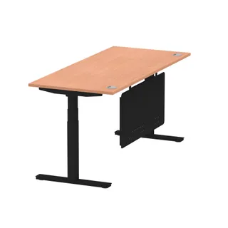 Air Height Adjustable Desk With Cable Ports