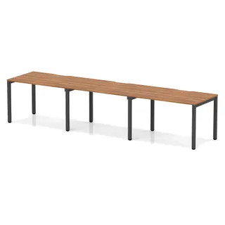 Evolve Plus Single Row Bench Desk - 3 Person