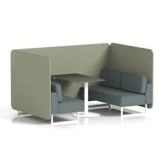 Brixworth Bench Booth in Two Tone