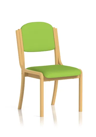 EE - Madrid Wooden Frame Visitor Chair with Arms
