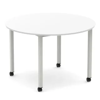 Impulse Round Table With Box Frame Leg