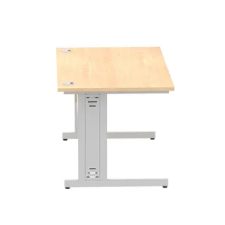Impulse Straight Desk Cable Managed Leg