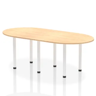 Impulse Boardroom Table With Post Leg