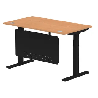 Air Height Adjustable Desk With Cable Ports