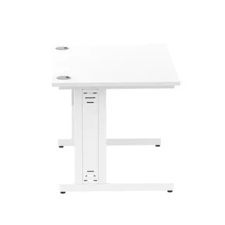 Impulse Straight Desk Cable Managed Leg