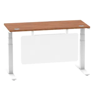 Air Height Adjustable Slimline Desk With Cable Ports