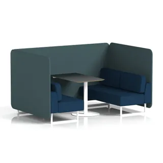 Brixworth Bench Booth in Two Tone