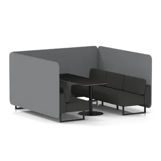 Brixworth Bench Booth in Two Tone
