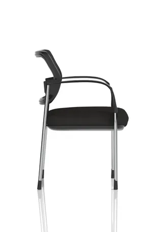 Brunswick Deluxe Medium Back Stacking Visitor Office Chair with Arms