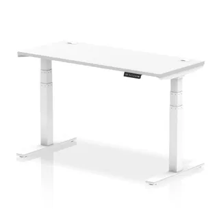 Air Height Adjustable Slimline Desk With Cable Ports