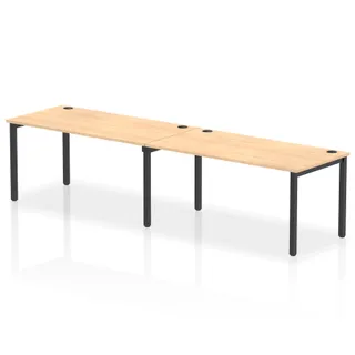 Impulse Single Row Bench Desk - 2 Person