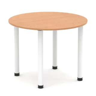 Impulse Round Table With Post Leg