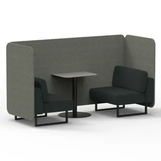 Brixworth Bench Booth in Two Tone