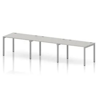 Impulse Single Row Bench Desk - 3 Person