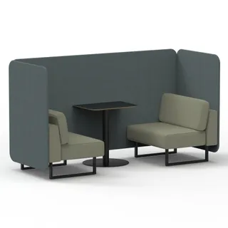 Brixworth Bench Booth in Two Tone