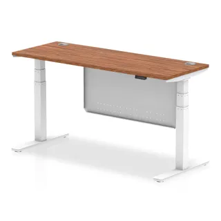 Air Height Adjustable Slimline Desk With Cable Ports