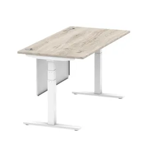 Air Height Adjustable Desk With Cable Ports