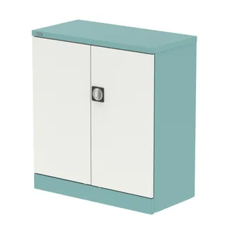 Qube Stationery 2-Door Cupboard With Shelves