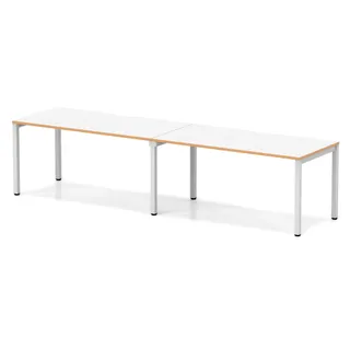 Evolve Plus Single Row Bench Desk - 2 Person