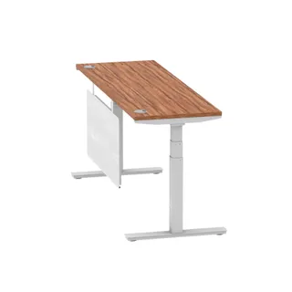 Air Height Adjustable Slimline Desk With Cable Ports