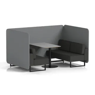 Brixworth Bench Booth in Two Tone