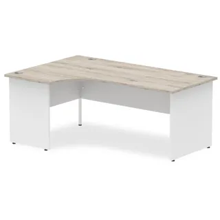 OE - Impulse Crescent Desk Panel End Leg Two Tone