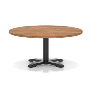 Italia Round Coffee Table With Cross Base