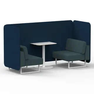 Brixworth Bench Booth in Two Tone