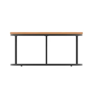 Impulse Round Coffee Table With Metal Frame