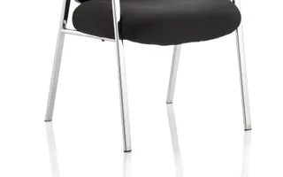 Portland Medium Mesh Back (Straight Leg) Visitor Chair with Arms