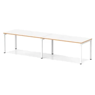Evolve Plus Single Row Bench Desk - 2 Person