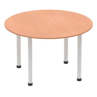 Impulse Round Table With Post Leg